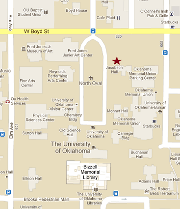 Map to Jacobson Hall
