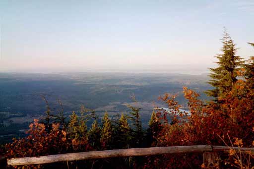 Mountaintop view near Seattle