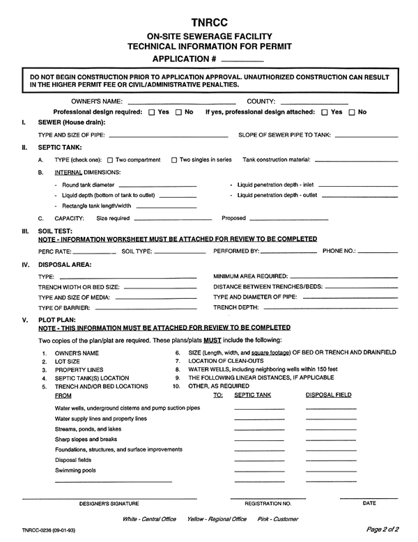 TNRCC Form [2 of 2]