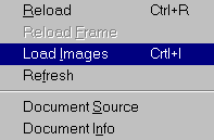 Netscape Toolbar  View  Load Images
