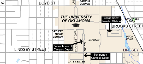 We've made some moves! Click on the map for a copy of new routes.