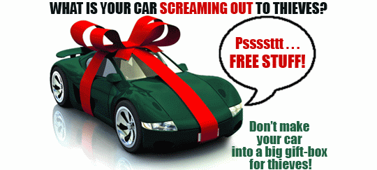 What is your car screaming out to thieves? (