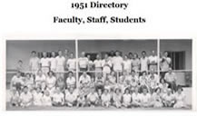Thumbnail - link to 1951 Summer Session directory