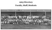 Thumbnail - link to 1963 Summer Session group photo and directory