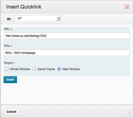 Link Details screenshot