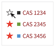 Image of a list of course titles in Canvas. Courses that have been added to the Canvas dashboard have a filled in star next to them. Courses that have not been added have an empty star next to them. Click the star to add the course to the dashboard