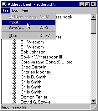 Address Book Import Address Book File
