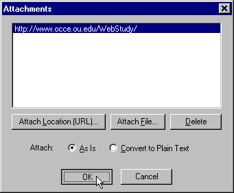 Mail Window Attachment URL Dialog Example