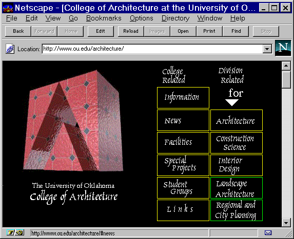 OU Architecture Web Page