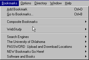 Bookmark Cascading Windows with Separators