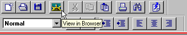 Netscape Editor  View In Browser Button  Icon