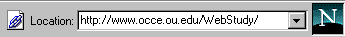 Netscape  URL  Location  Window