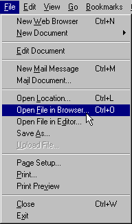 Open Address Book as a Web Page
