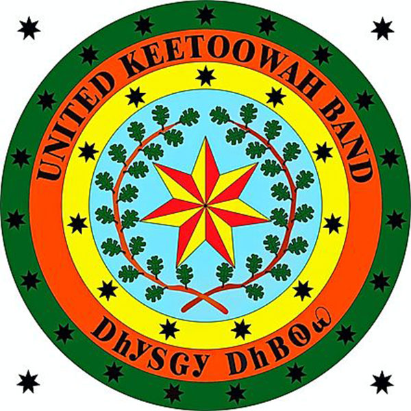 United Keeotowah Band of Cherokee Indians seal.