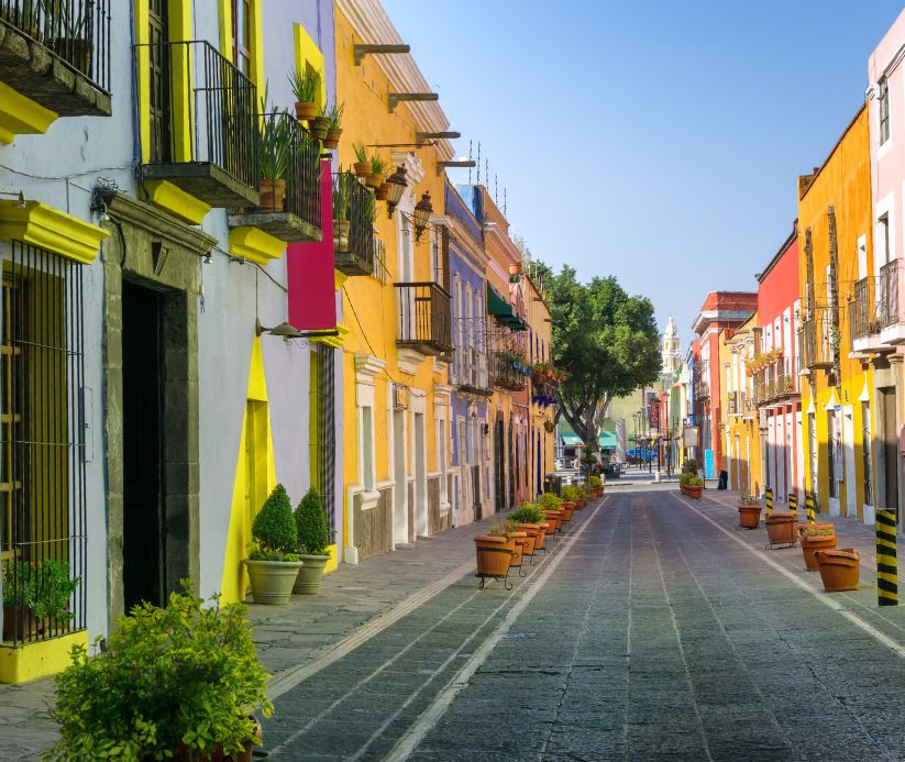 Buildings in Puebla