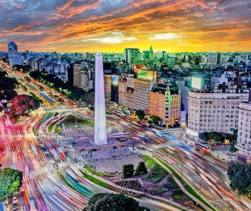 City Street in Buenos Aires