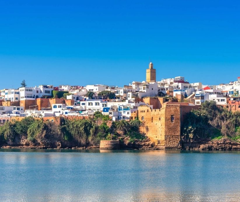 Waterside town in Morocco