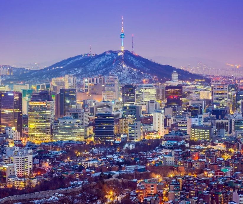 Cityscape in South Korea