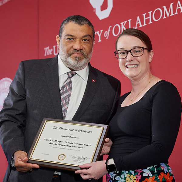 OU Provost Wright and Carolyn Ibberson