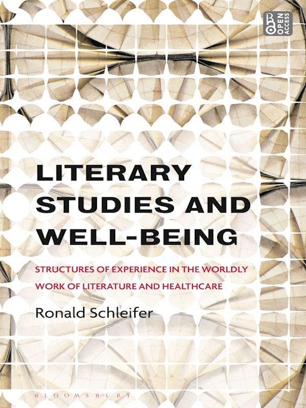 Book cover of the Literary Studies and Well-Being by Ronald Schleifer.