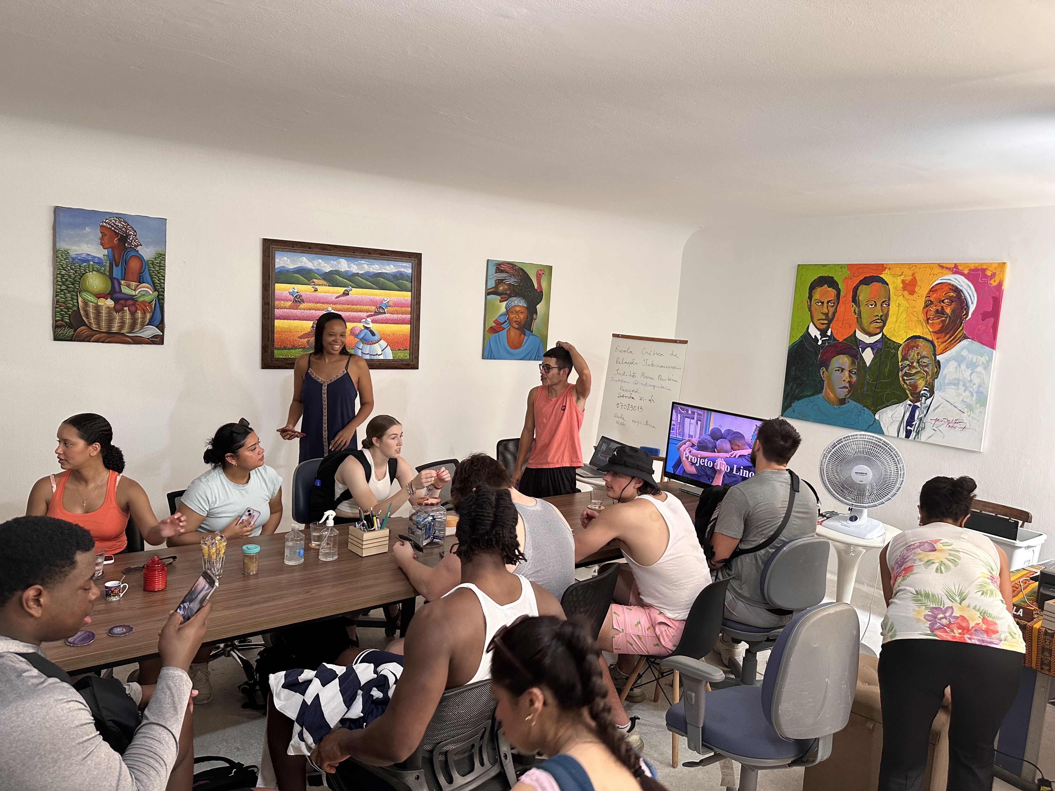 Brazil OU studnets in class