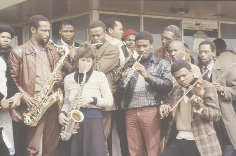 Group of Jazz players in the south from 1980s. 