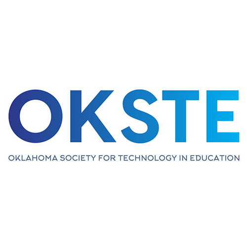 OKSTE in blue text for the Oklahoma Society for Technology in Education.