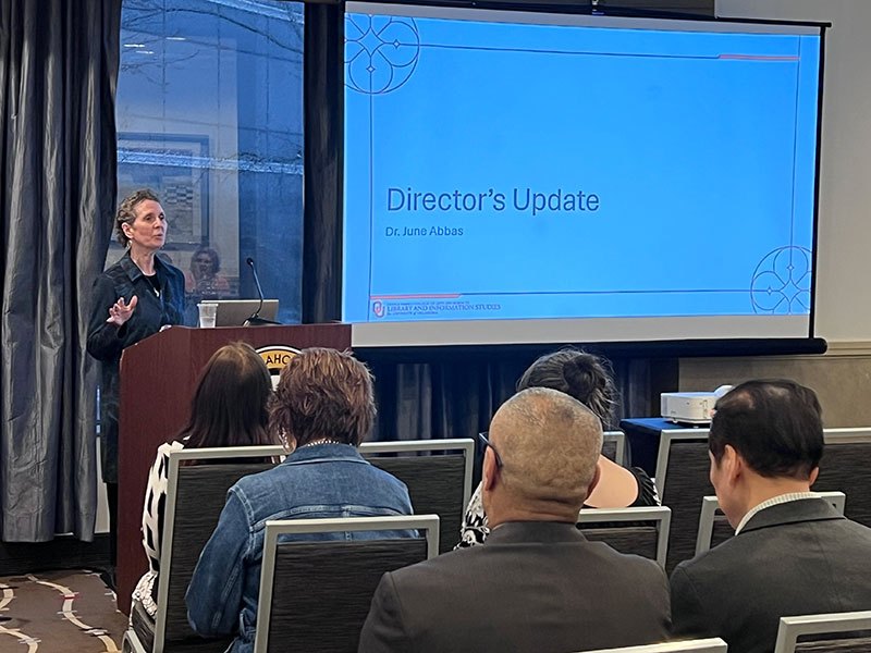 Dr. Abbas presents at OLA conference.