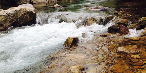 River water flowing