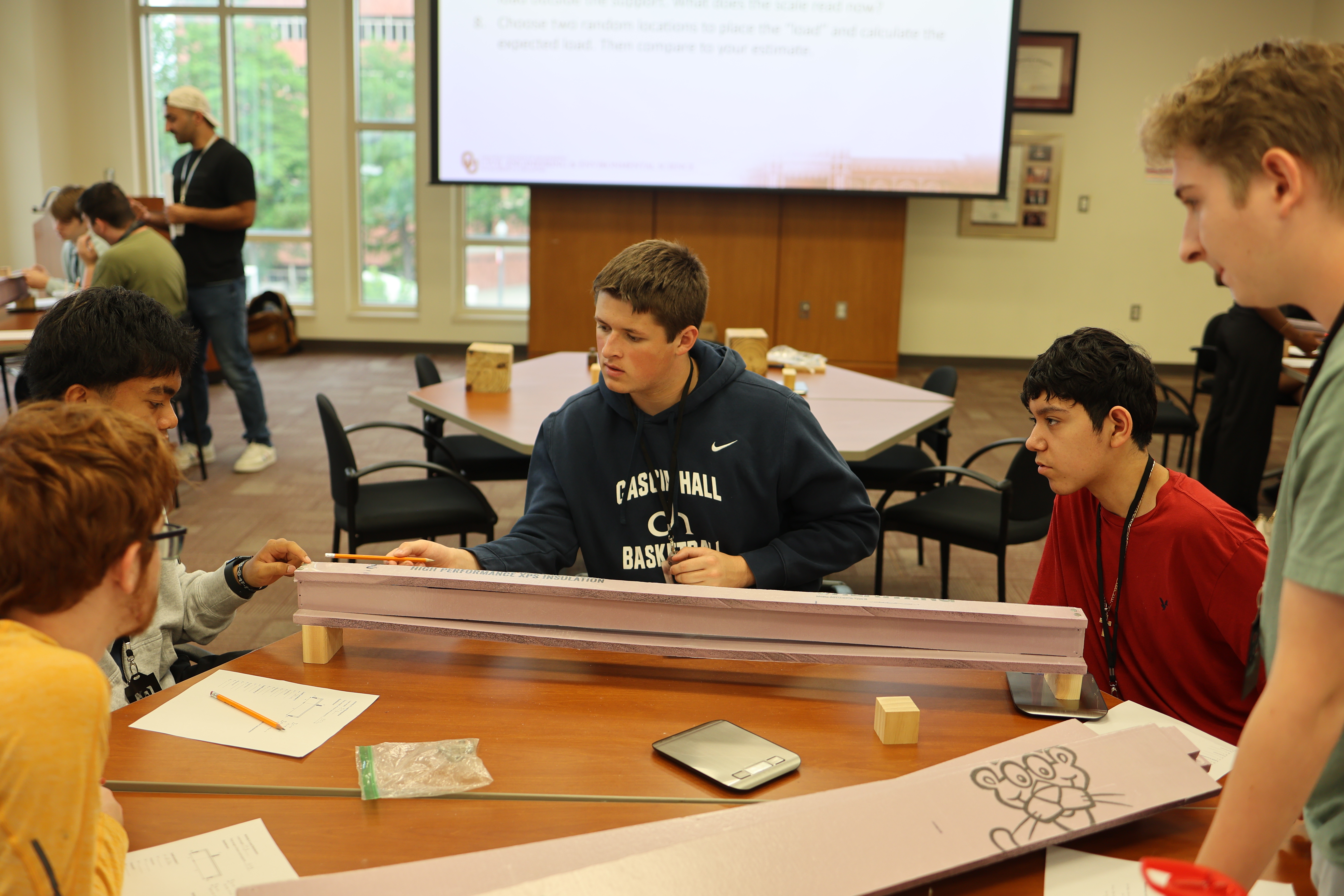 Students leaning electrical engineering.