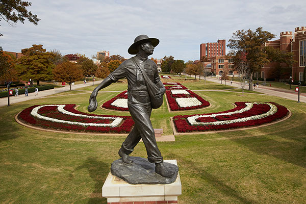 Seed Sower statue on OU Norman campus