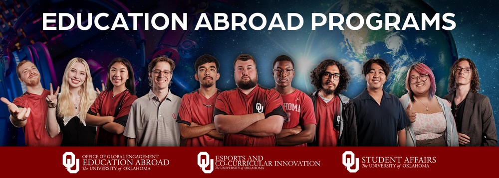 ou ecci travel abroad banner with the OU ECCI, OU Education Abroad, and OU Student Affairs logos.