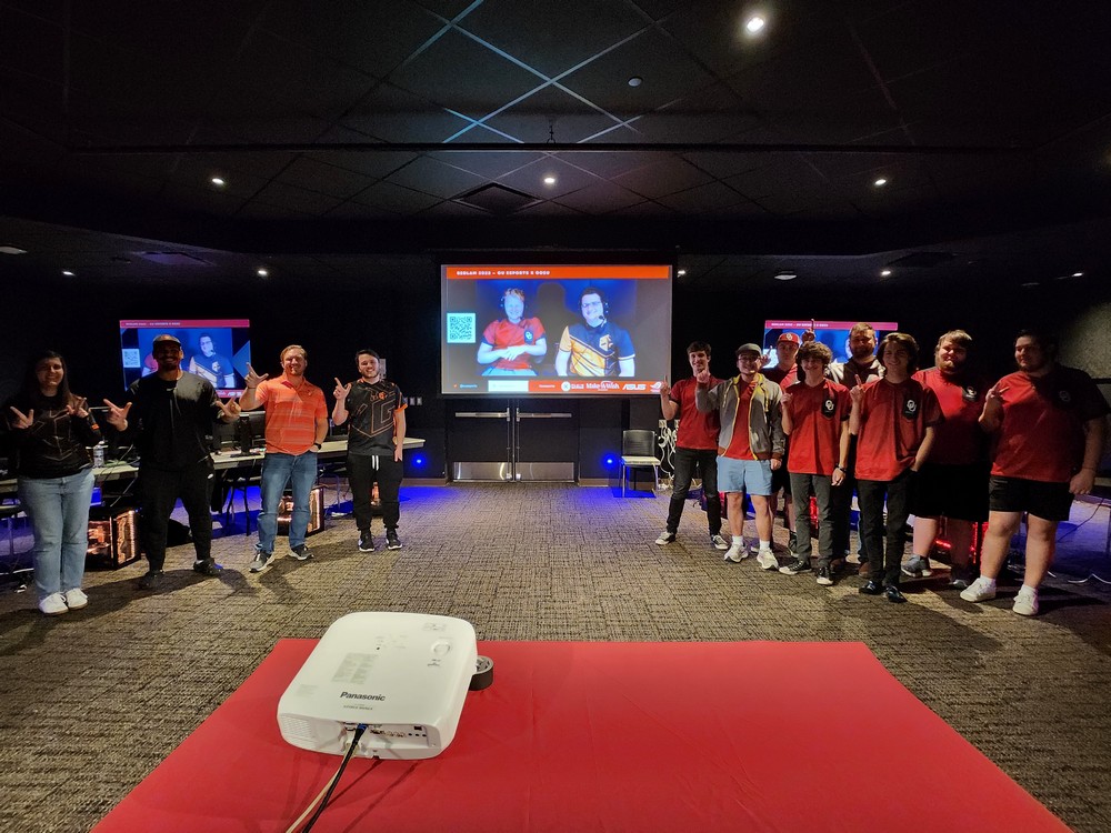 gamers of osu and ou esports students during bedlam 2022.