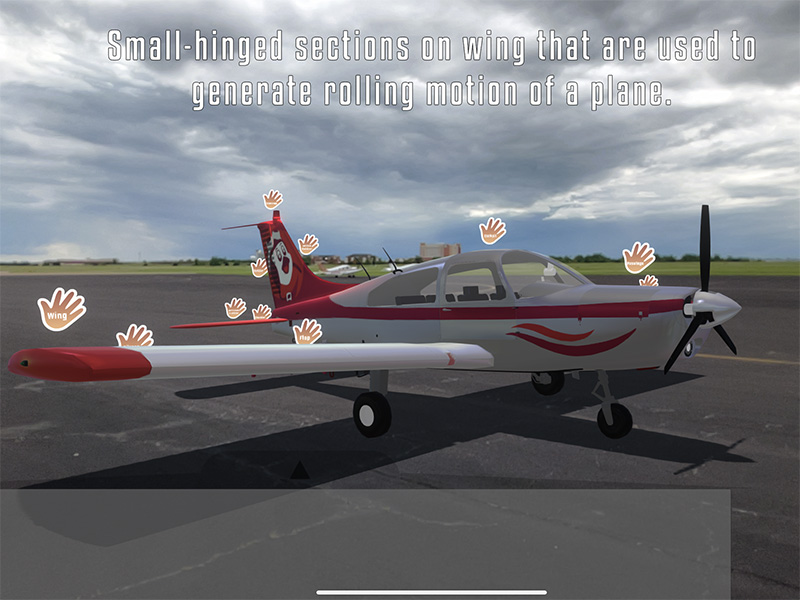 AR App Screenshot- quiz mode