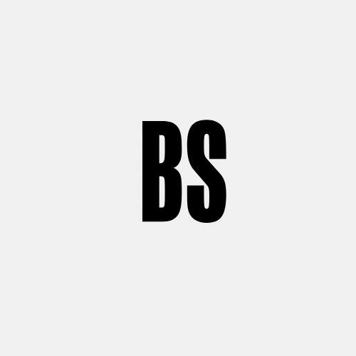 Image of black letters B S.
