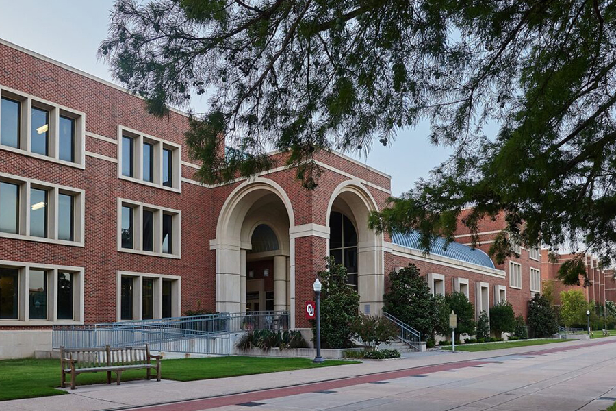 A photo of the exterior of Gould Hall