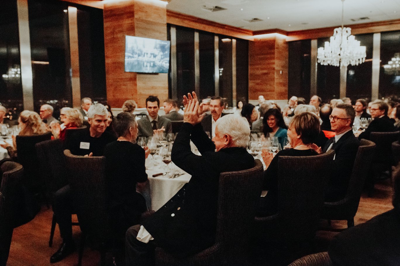 Members of the Gibbs College community attend an annual gala.