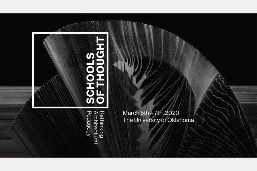 Promotional design with details about the conference. 