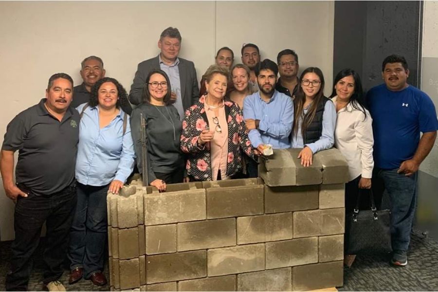 René Peralta in group photo with Lecture and Question and Answer session attendees.