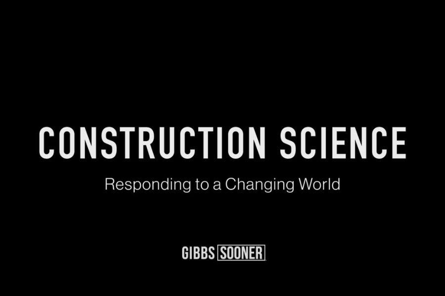 Construction Science title slide with Gibbs Sooner logo