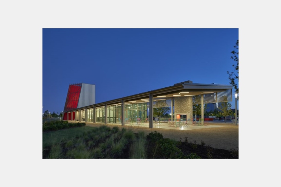 The Scissortail Park Cafe.