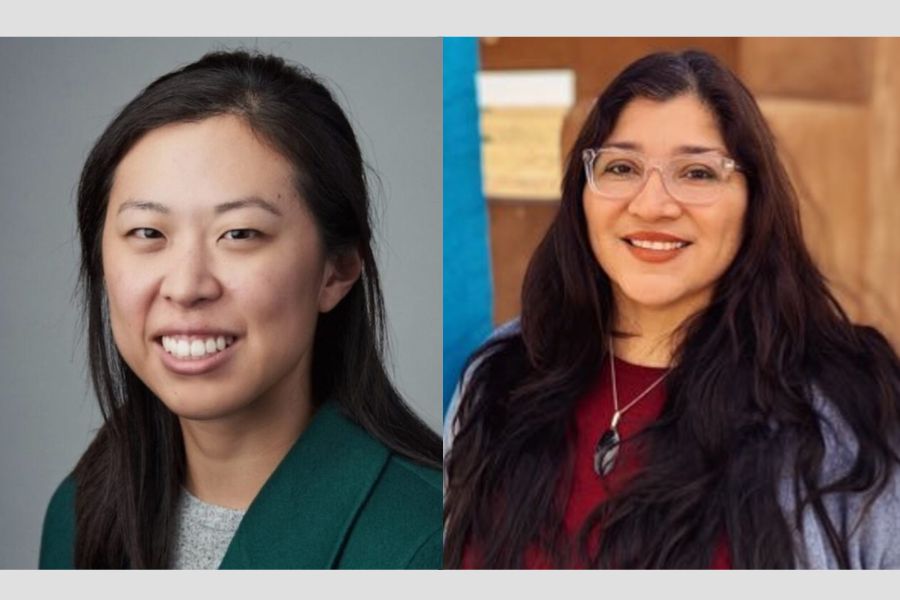 Headshots of C. Aujean Lee and Laura Harjo.