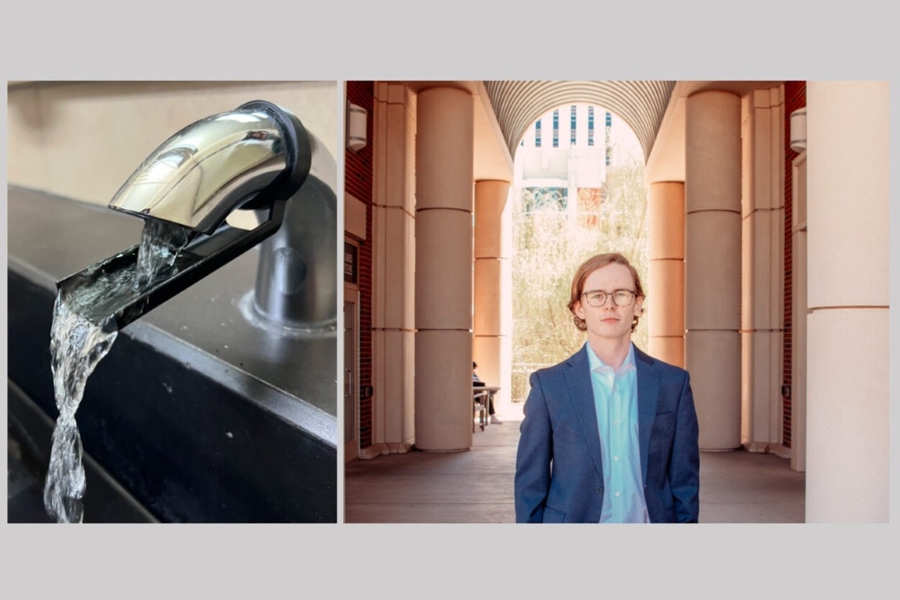 Faucet attachment and Whit Hull.