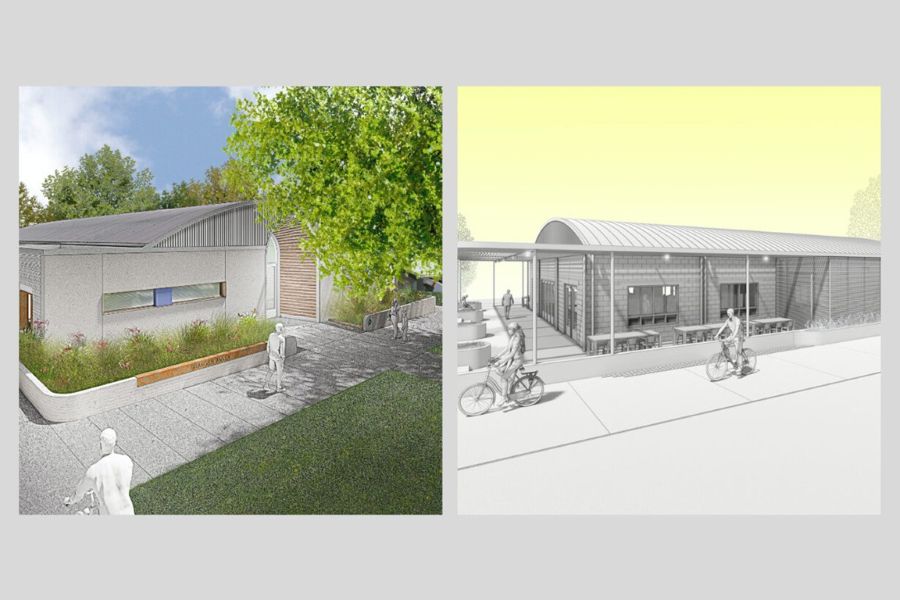 Renderings from OFFICIAL’s Granger Annex Adaptive Reuse Project.