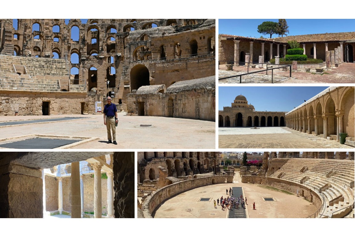 Khosrow Bozorgi and images taken of North African architecture. 