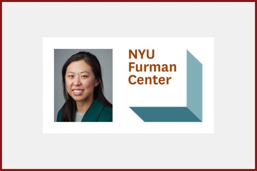 Aujean Lee with the N Y U Furman Center logo.