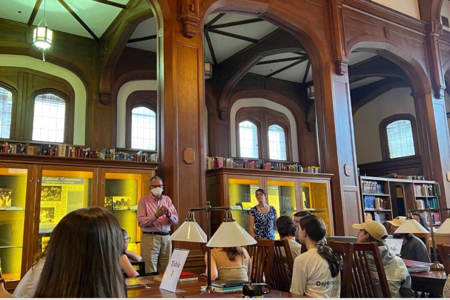 OU Western History Collections in Monnet Hall where Jackie Reese and her staff introduce students to Sanborn Fire Insurance Maps, historic photographs, and manuscripts 