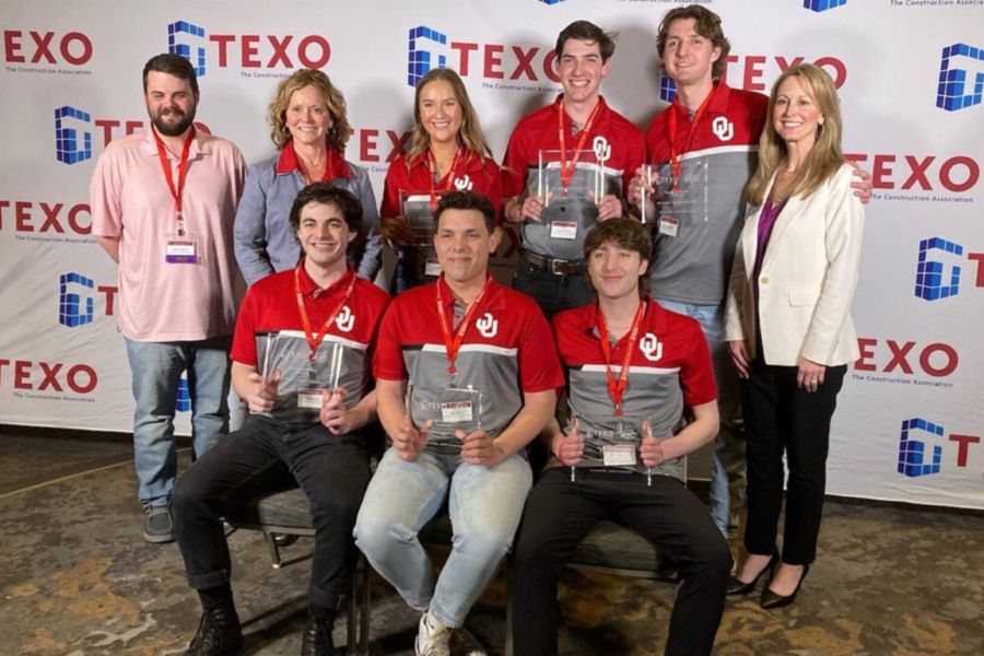 The winning O U student team.