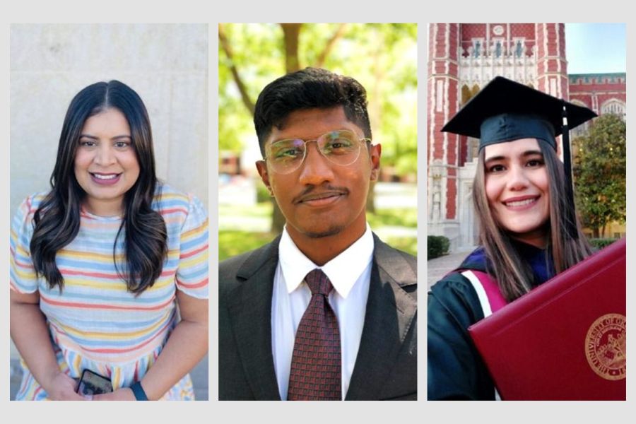 Purvi Patel, Kevin Thomas, and Melissa Navarro Velasquez.