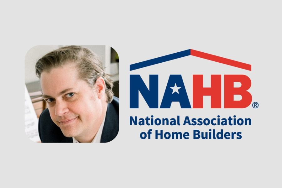 David Logan with the logo for the National Association of Home Builders.